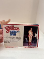 Vintage LJN WWF Superstars 1986 Andre the Giant Short Hair w/ Poster & Bio Card!