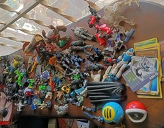 Huge Mixed Figure & Acccessoryy Lot,Skylander,Fortnite,Venom,Zombies, Plus Many