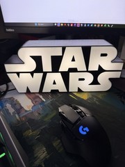 Retro Star Wars the original logo lightbox sign for vintage Star Wars display