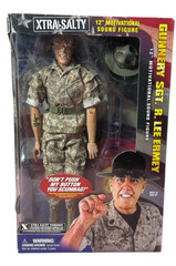 R Lee Ermey Gunny Xtra Salty Sideshow 12” Talking Figure USMC 1/6 READ FMJ