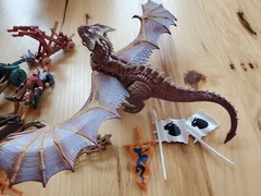 Huge Lot Hasbro Kenner Dragonheart 1996 Vintage Action Figures Draco Bowen Parts
