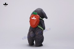 JXK 1/4 Lop Rabbit Animal Pet Simulation Statue Painted 4 Color 10.5*16.5*12.5cm