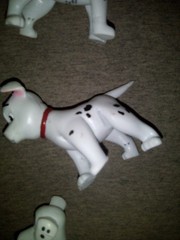 Vintage Justoys Bend-Ems 101 Dalmatians 6-Piece Gift Set: Bendable Figures