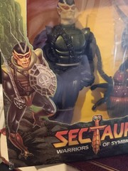 vintage 1984 Coleco SECTAURS Warriors of Symbion SKITO and TOXCID action figure