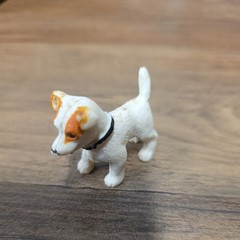 1993 Hasbro Puppy In My Pocket Jack Russell Terrier Dog Figure Vintage