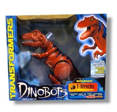Transformers Beast Machines T-Wrecks Dinobot Complete w/Box & Manual