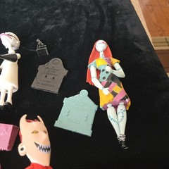 1993 Mayor Lock Shock Barrel Mad Scientist Nightmare Before Christmas Sally Vtg