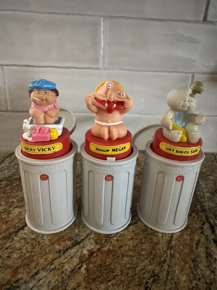 1986 Garbage Pail Kids Pop Up lot of 3 Imperial Toy