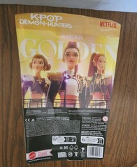 KPop Demon Hunters HUNTR/X Mira Golden Singing Doll Mattel Netflix DAMAGED BOX