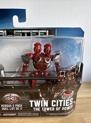Real Steel Versus 2 Pack Atom vs Twin Cities Robots Jakks Pacific Figures NEW!