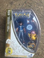 Pokémon Ash & Pikachu 20TH Anniversary SDCC COMIC CON 2016 Exclusive #025