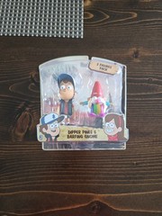 Gravity Falls 3″ Mini Figure: Dipper & Barfing Gnome Brand New Read Description
