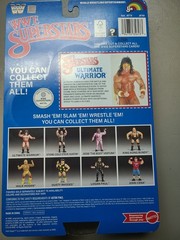 WWE LJN MATTEL SUPERSTARS ULTIMATE WARRIOR 8″ ACTION FIGURE BLUE CARD SHIPS NOW