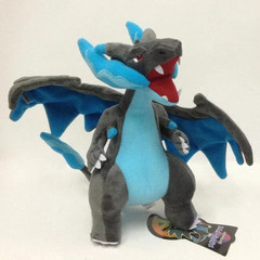 New Mega Charizard X Plush Soft Toy Doll Stuffed Animal Teddy 9″