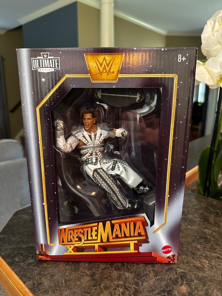 WWE Ultimate Edition SHAWN MICHAELS HBK Figure SDCC 2024 Wrestlemania XII