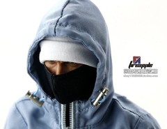 1/6 Casual Jacket Coat Tops Hooded Half Zipper Male Clothes For 12” Figure Body