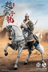 303TOYS x JSTOYS Three Kingdoms Zhao Yun Zilong Horse Figure Model Statue 1/6