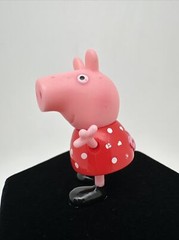 Peppa Pig Red Polka Dot Dress Moveable Figure-2003 -2.2 In…92