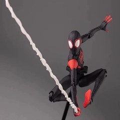 Spider-Man Action Figure Miles Morales In to The Spider Verse Toy Gift With Box.