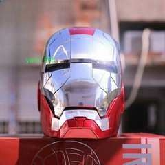 Iron man Mk5 1:1 Electric Helmet Jarvis Wearable Voice Control Halloween Cosplay
