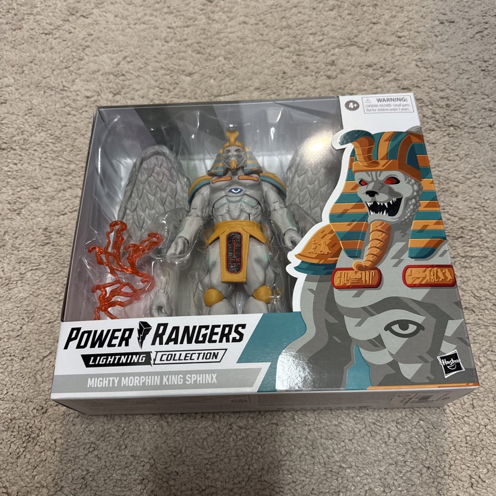 New! Power Rangers lightning collection Mighty Morphin King Sphinx 6″ figure