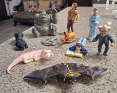 Never-ending Story Figures, Complete Set. (Lot Of 10) Made In Mexico (Rare)