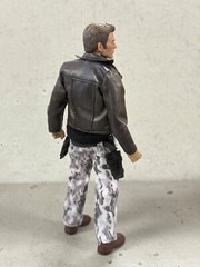 PB-SNK-SET: 1/12 Leather Jacket, Black Shirt, Camo pants (Snake Plissken) outfit