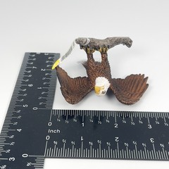 Schleich Bald Eagle Wings Spread On Branch 14780 Wildlife Realistic Bird Animal