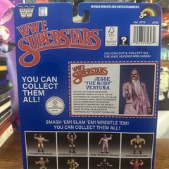 LJN WWE Superstars Series 2 Jesse The Body Ventura Blue Card Variant By Mattel