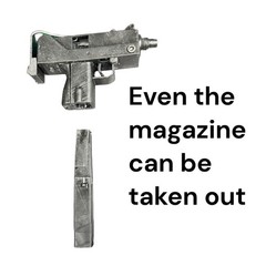 1:3 scale MAC-10 Tiny Submachine Gun Model Toy Not Goatguns Byteguns Mac11 Mac10