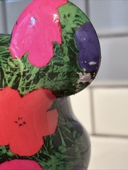 Medicom BE@RBRICK Andy Warhol Flowers 100% 400% Bearbrick Figure Set READ