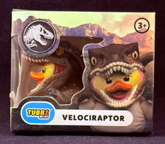 Mini Tubbz – Velociraptor – Jurassic Park – Rubber Duck – Approx 2″ High