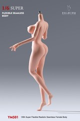 1/6 Large Bust Thin Waist Seamless Body For 12″ Female Action Figure Model YM501