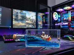 One Piece Thousand Sunny Ship Bottle Liquid Wave Anime Collectible Decor Gift