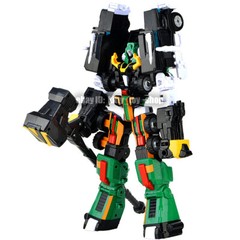 TOBOT V Galaxy Detectives 11″ Invincible Big Beast Figure Robot Combiner Boy Toy