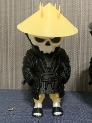 2 Samurai Skeleton figures 5 inch plus extra head and hat – 3D printed
