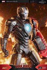 zd toys IRON MAN MARK 29 FIDDLER 1/10 action figure iron man 3 MARVEL shipAugust