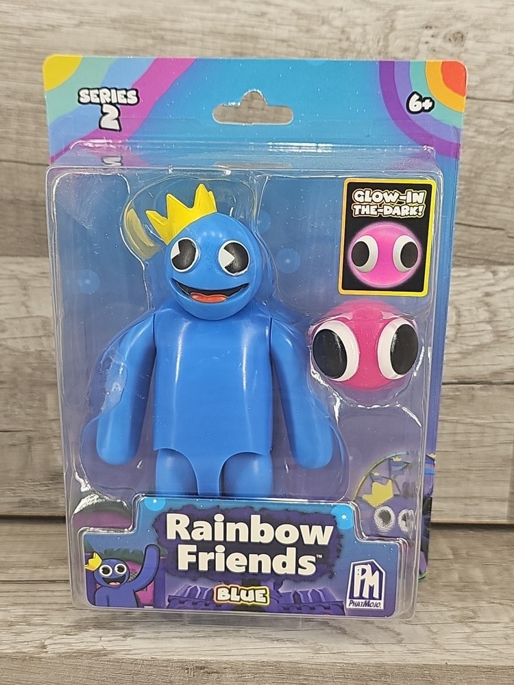 Rainbow Friends Roblox Series 2 Blue 5” Action Figure Phat Mojo