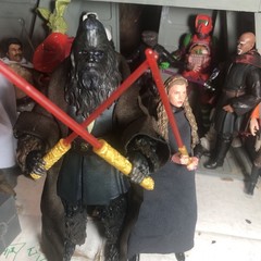 Star Wars Black Series Lot 2 Custom Sith Figures Leia Starkiller, Darth Mad Klaw