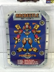 Medabots 2002 Arcbeetle Pink Metallic Variant Figure Takara Dice Card Complete