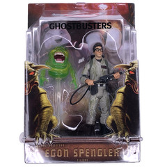 Mattel Ghostbusters Slimed Egon Spengler & Slimer 6″ Figure Matty Collector 2009