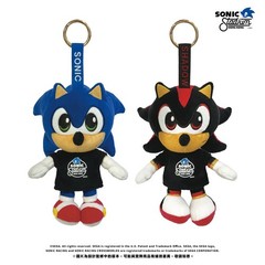 Hong Kong SONIC Stadium SONIC & SHADOW Plush Keychain ( IN STOCK )