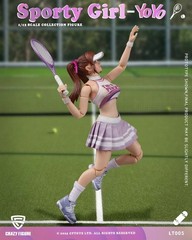 LT005: Crazy Figure 1/12 Sport Girl Clothed Action Figure – YOYO