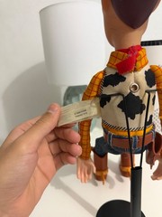 Toy Story Thinkway Toys Buzz Lightyear and Woody, Stand included