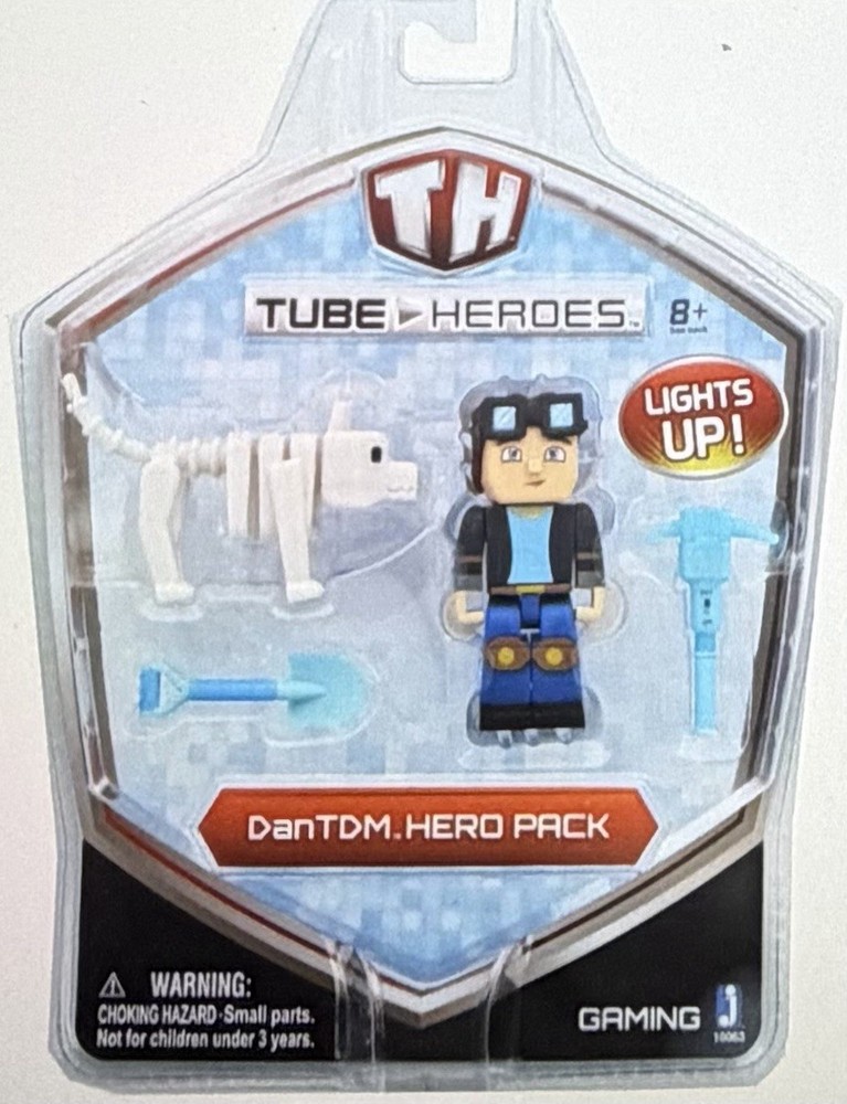 Jazwares Tube Heroes- The Diamond Minecart Hero Action Figure