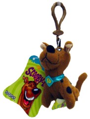 ** R@RE ** Scooby-Doo 3.5″ Plush Key-Chain Clip-On BRAND NEW!!!
