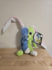 Alex Pardee’s Harm Blue Green & Pink Plush Bunny 2003 With Tag Alex Pardee
