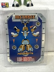 Hasbro Medabots Metabee Figure Takara Tomy Green Variant Complete Dice Card