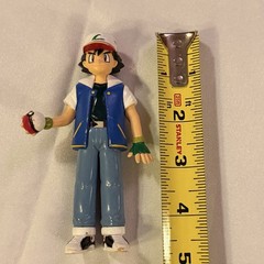 Pokemon Vintage TOMY Ash Ketchum Toy PVC Figures 1993 Japan !!!