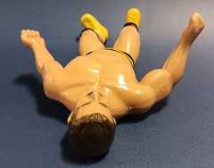 KILLER BEES WWF LJN 8″ RUBBER “WRESTLING” FIGURE SET NO BELTS PLEASE SEE PICS